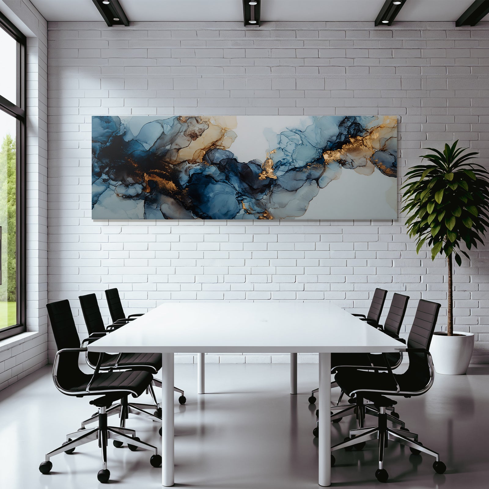 Kunst Flussige Formen Und Goldene Farben