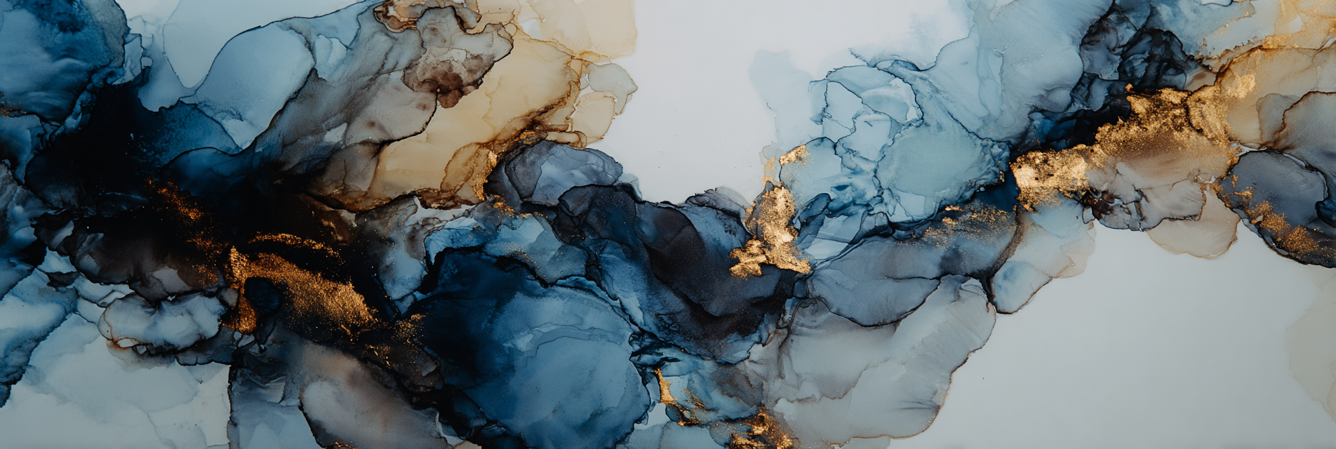 Kunst Flussige Formen Und Goldene Farben | Abstrakt | Stilrichtungen