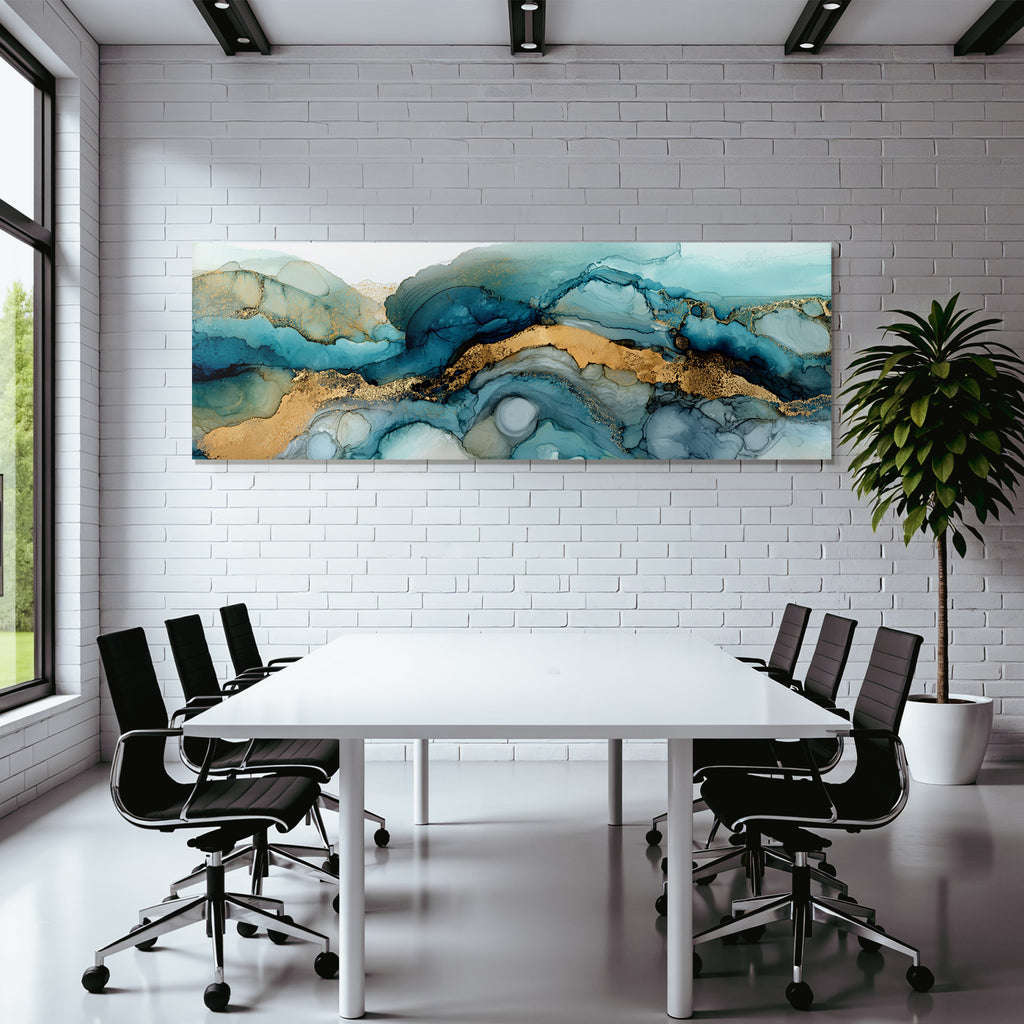 Wasserfarben Und Alkoholinkt Kunstwerk