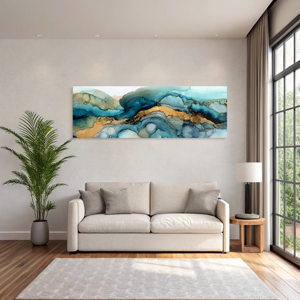 Wasserfarben Und Alkoholinkt Kunstwerk