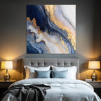 Farbenspiel In Blau Weiss Gold