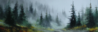 Impressionistischer Nebelwald | Alte und Neue Meister | Stilrichtungen