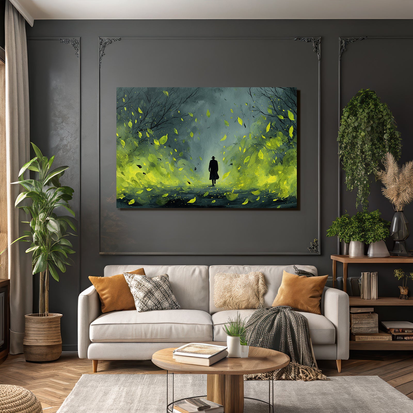 Einsamkeit Im Mystischen Wald