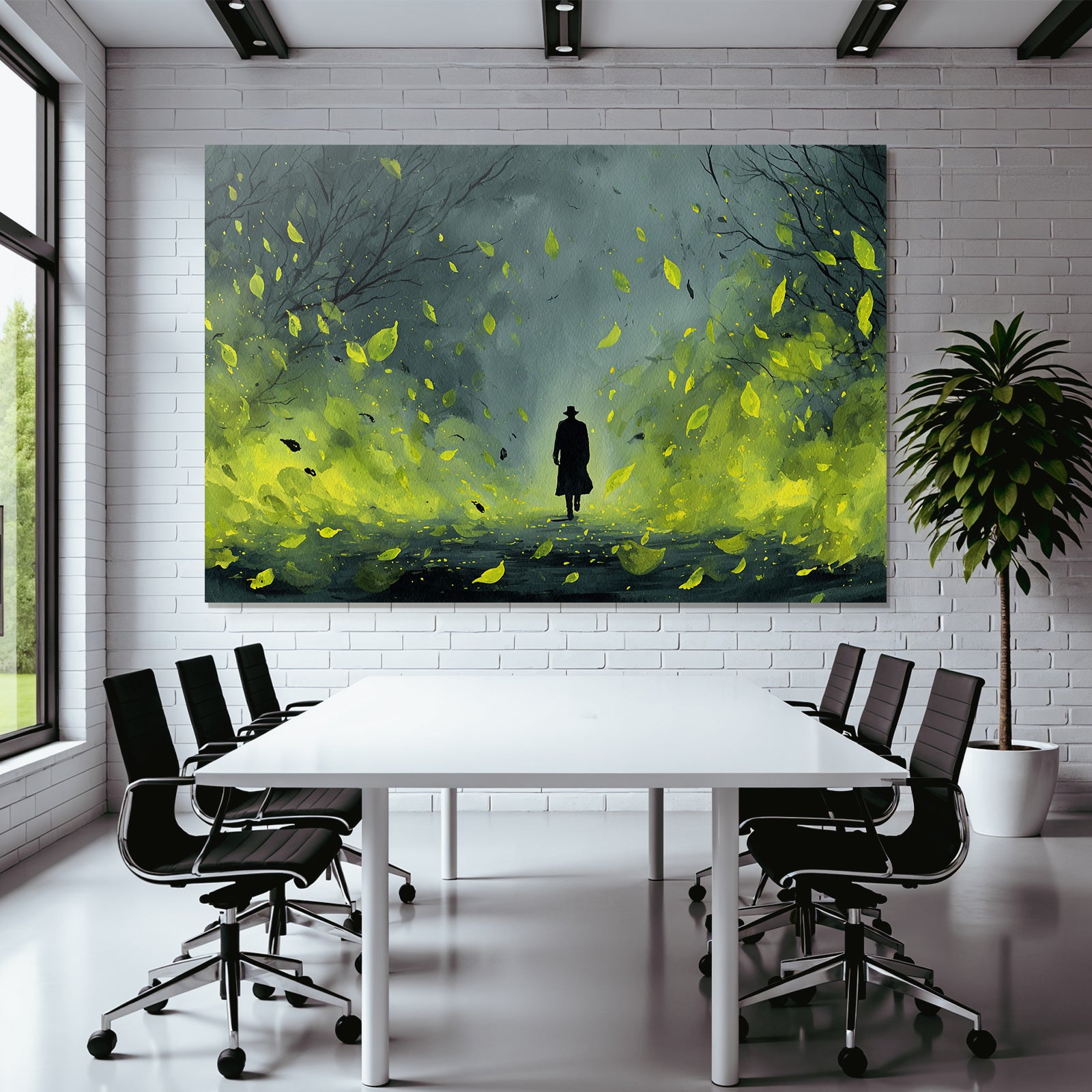 Einsamkeit Im Mystischen Wald
