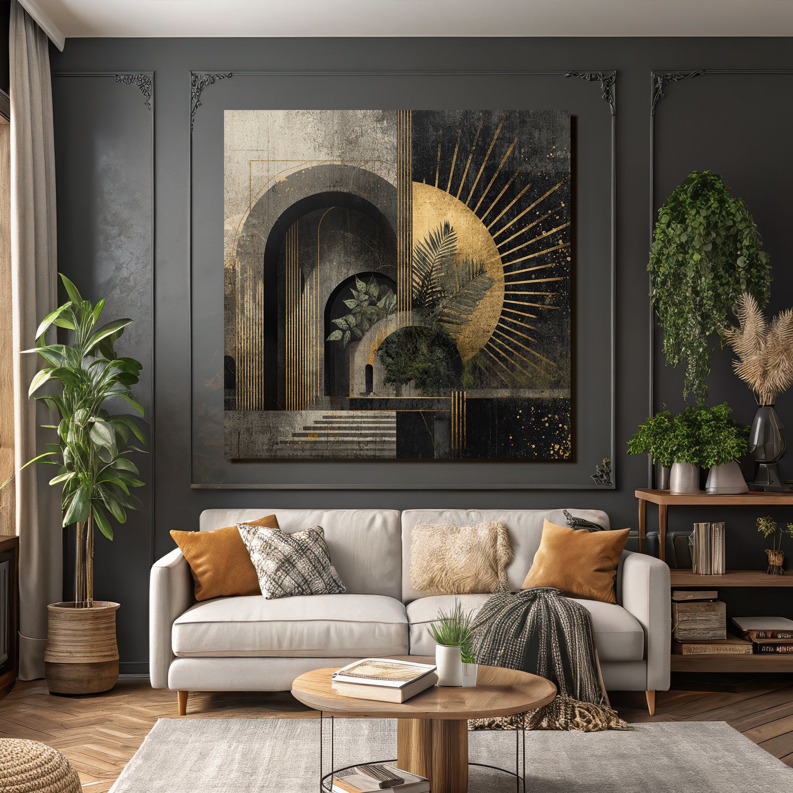 ArtDeco Abstrakte Kunst Architektur Und Natur