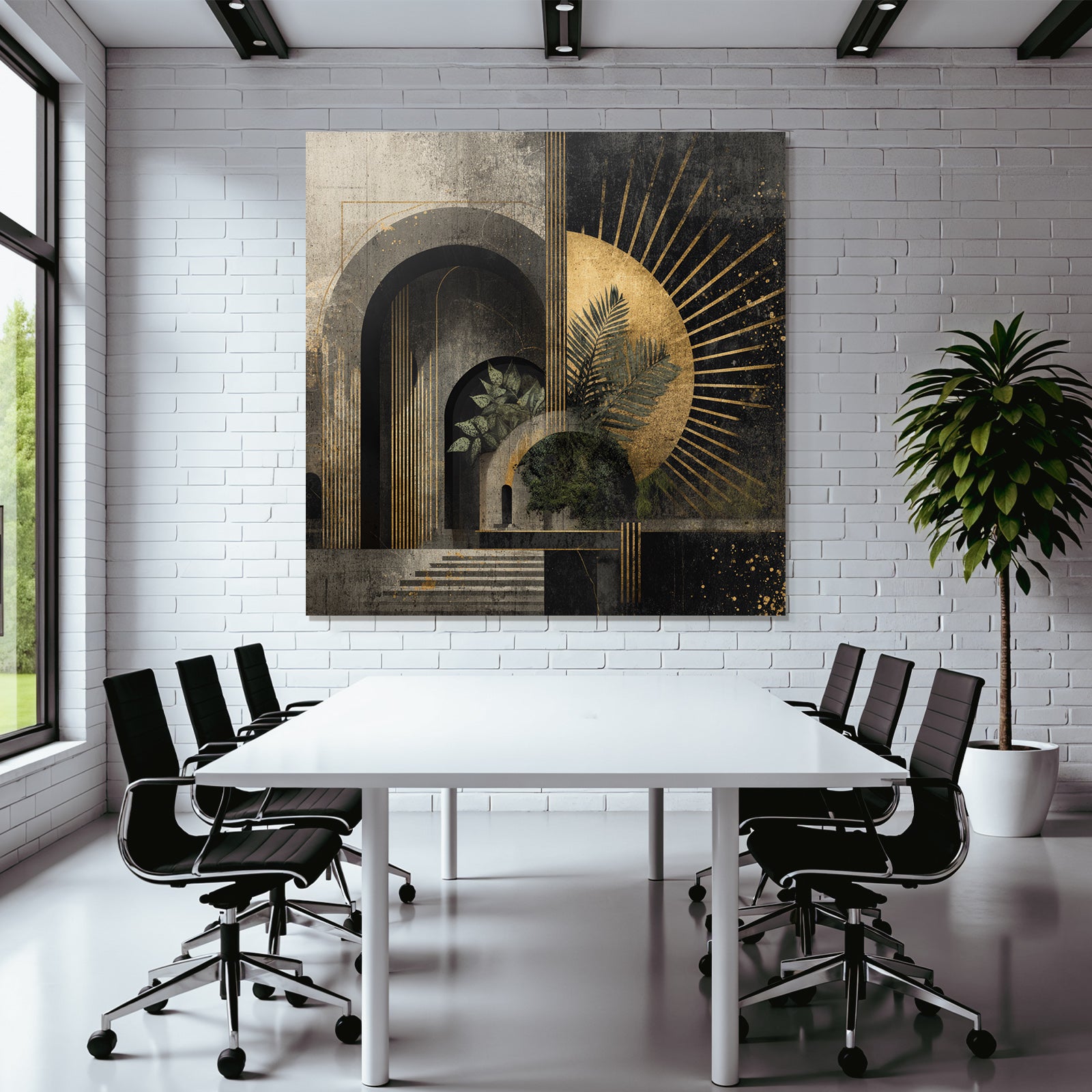 ArtDeco Abstrakte Kunst Architektur Und Natur