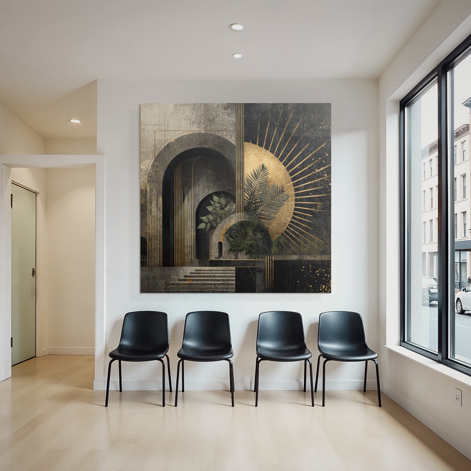 ArtDeco Abstrakte Kunst Architektur Und Natur