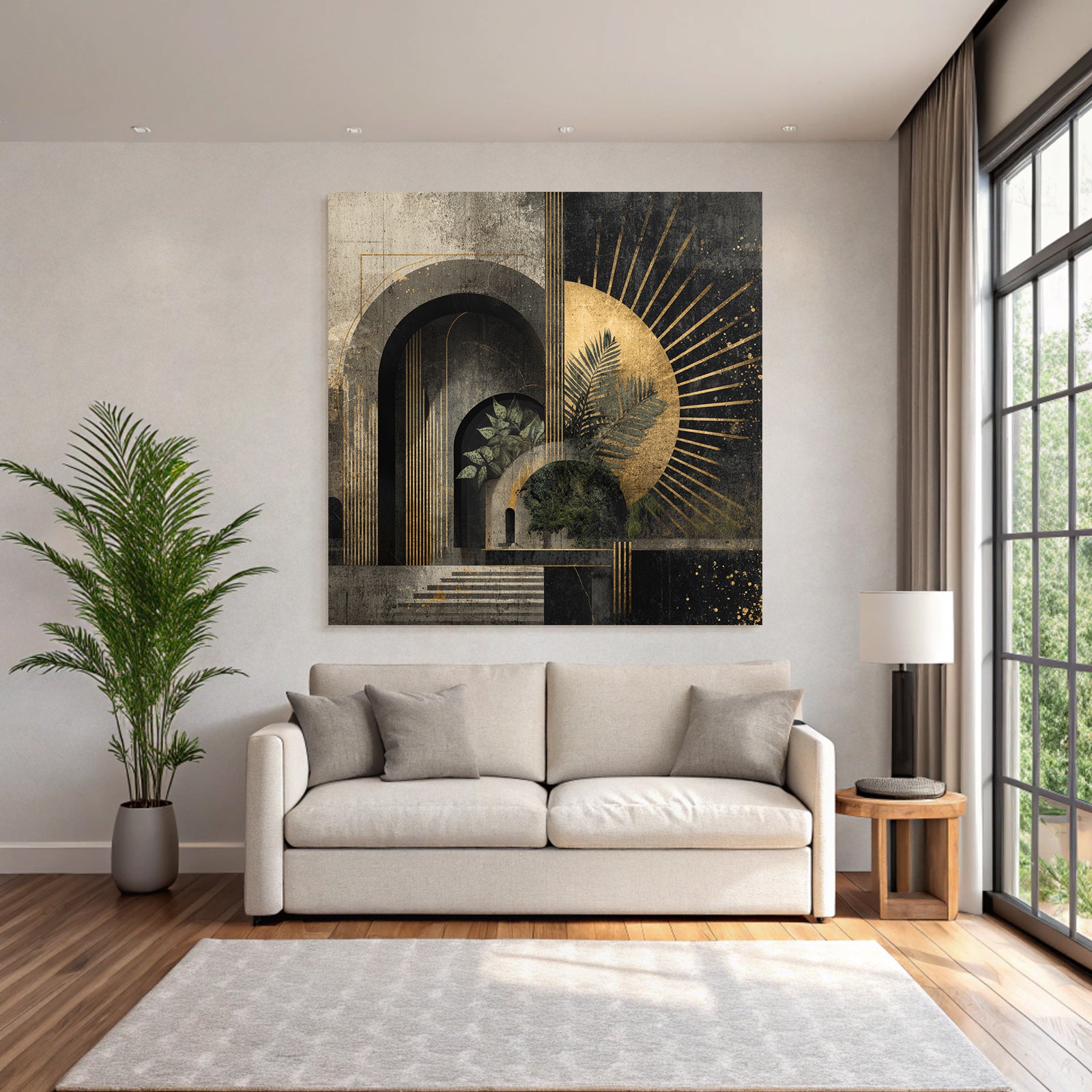 ArtDeco Abstrakte Kunst Architektur Und Natur