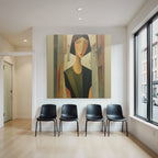 ArtDeco Geometrische Figur In Urbaner Landschaft