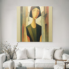 ArtDeco Geometrische Figur In Urbaner Landschaft