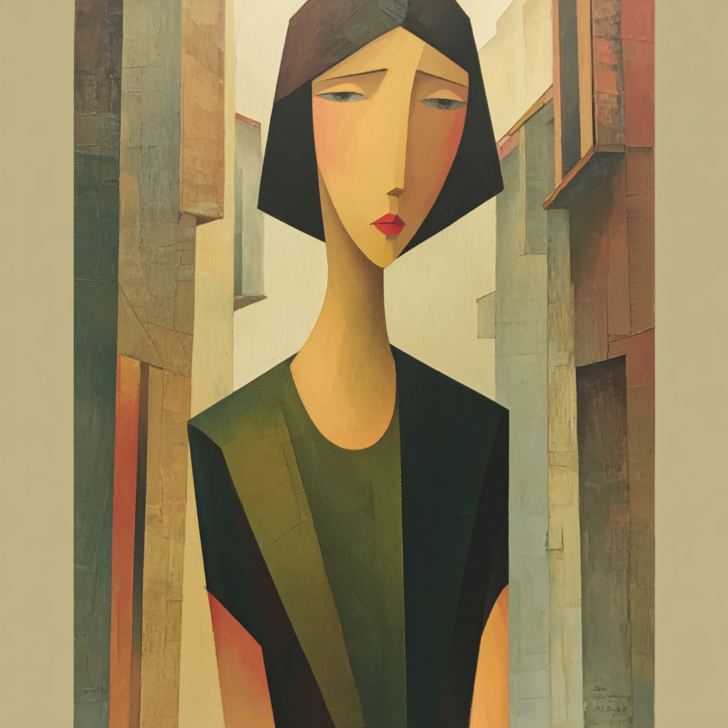 ArtDeco Geometrische Figur In Urbaner Landschaft | Art Deco | Stilrichtungen