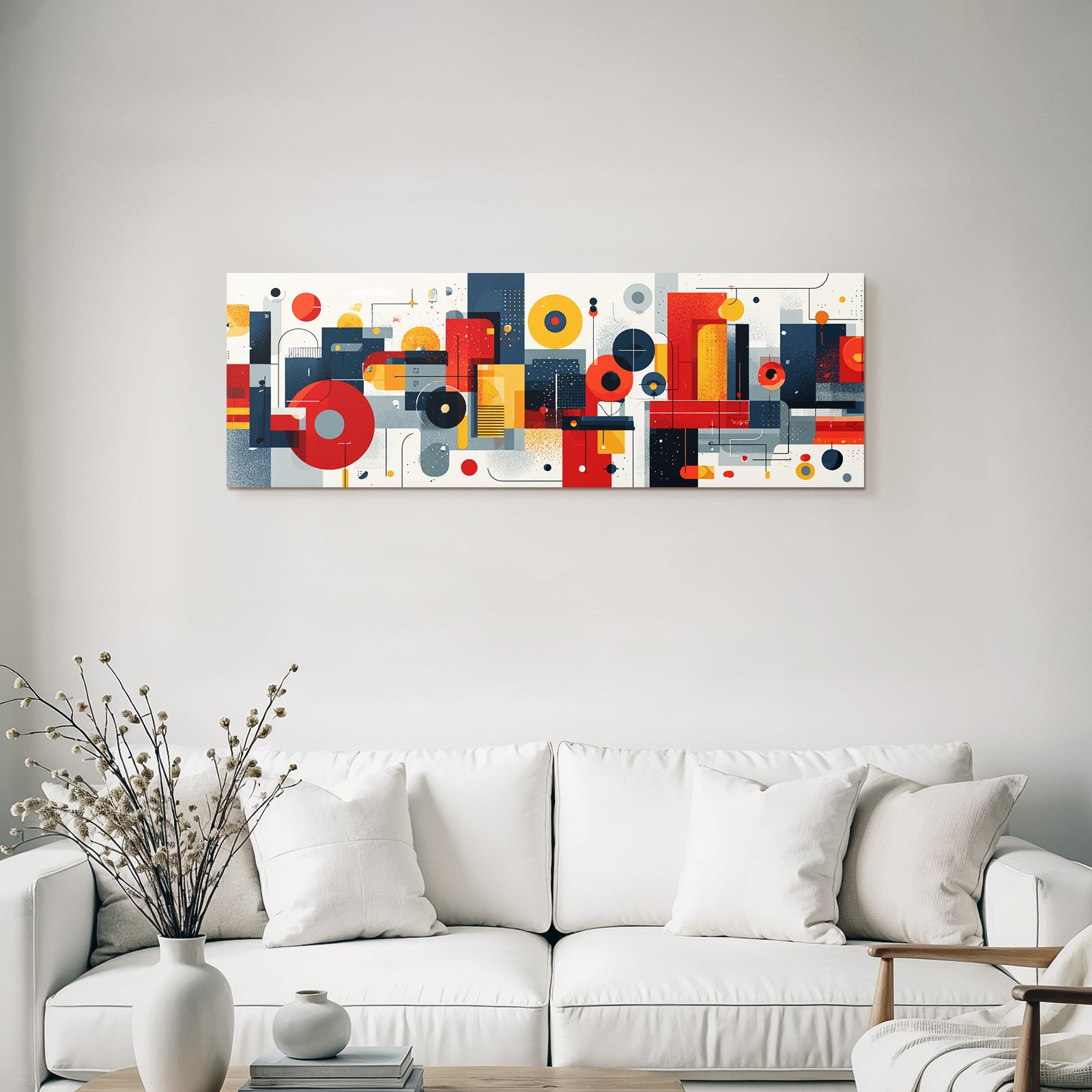 Abstrakte Digitale Bunte Geometrische Formen