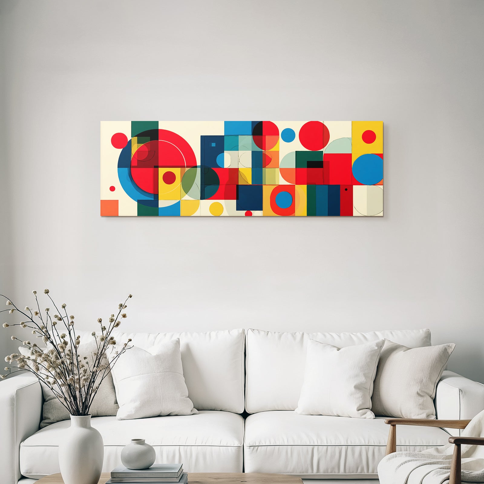 Abstrakte Geometrische Figuren Farbenfrohes Muster