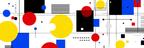 Modernes Abstraktes Design Mit Geometrischen Formen Und Leuchtenden Farben | Bauhaus | Stilrichtungen