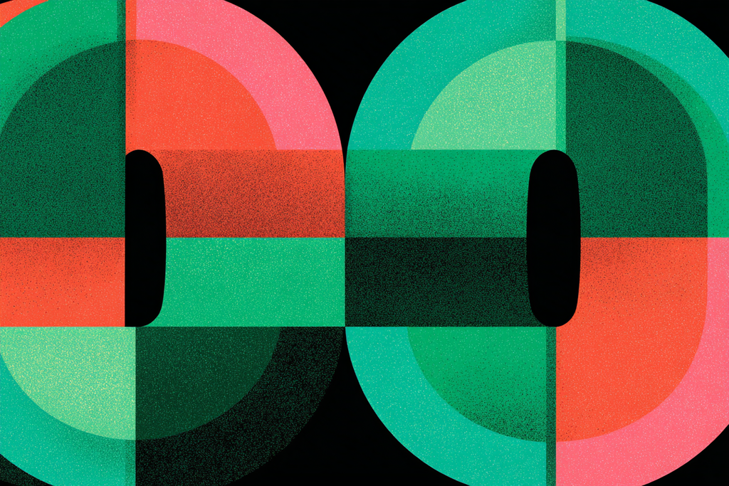 Abstraktes Grafikdesign Mit Kreisen Und Vibranten Farben | Bauhaus | Stilrichtungen