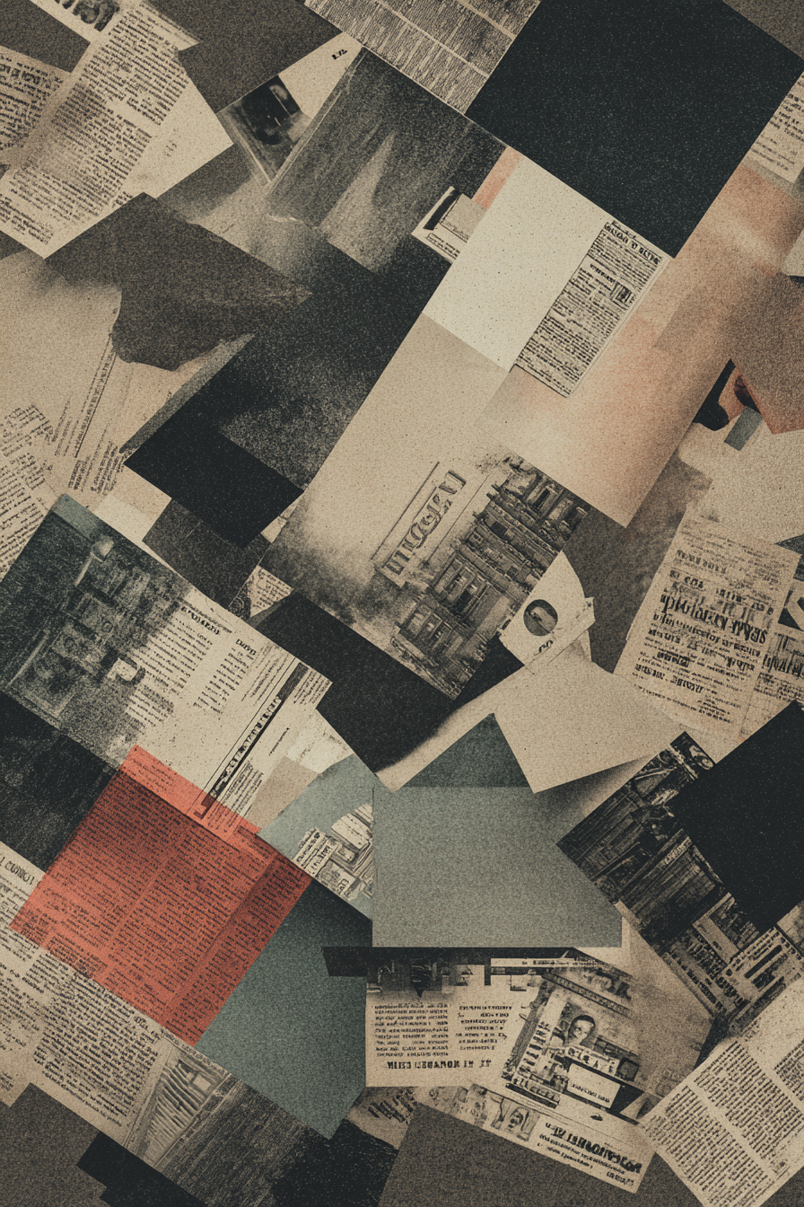 Abstrakte Retro Medien Collage | Dadaismus | Stilrichtungen