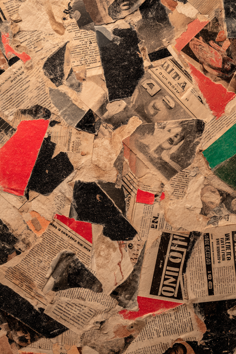 Collage Aus Zeitungs Und Magazinausschnitten | Dadaismus | Stilrichtungen