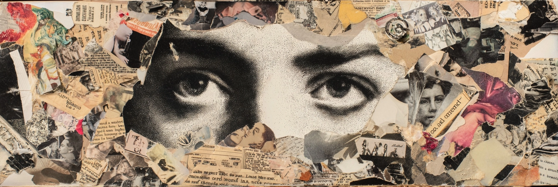 Augen Collage Identität Wahrnehmung Gefühlstiefe | Dadaismus | Stilrichtungen