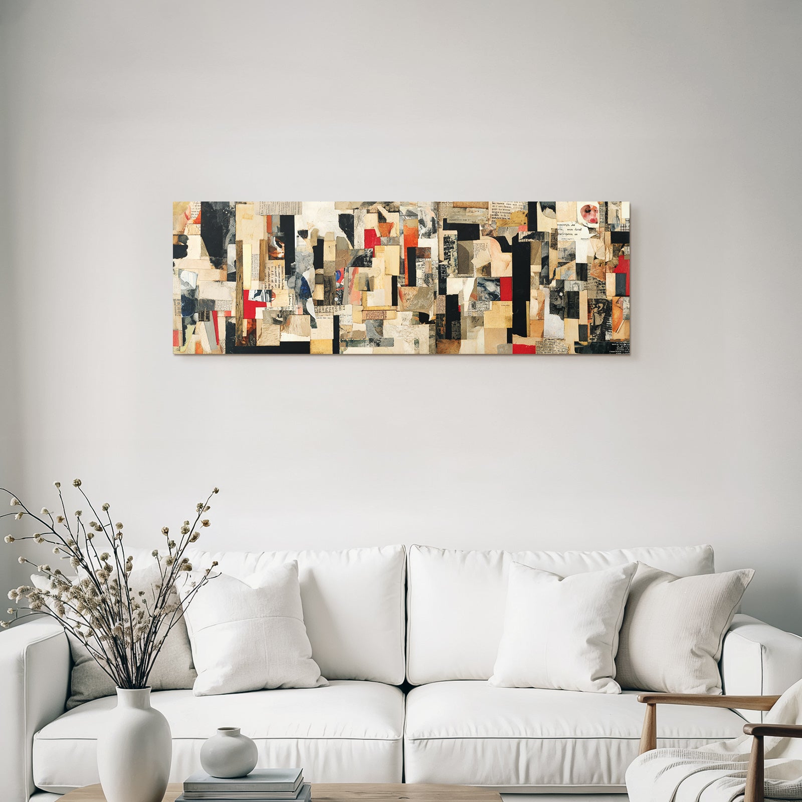 Moderne Mixedmedia Collage Mit Texturen Farben Und Kontrasten