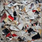 Abstrakte Schichten Aus Papier Und Stoff Collage | Dadaismus | Stilrichtungen