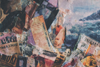 Collage Aus Papiertexturen Und Magazinausschnitten | Dadaismus | Stilrichtungen