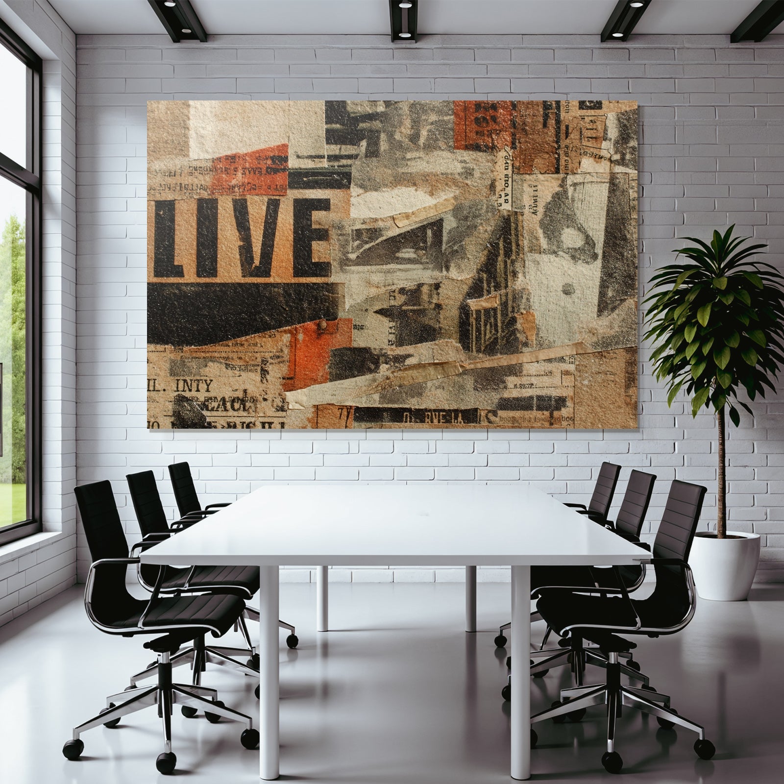 Zerlegte Papiercollage Mit Historischen Texten Und Live Schriftzug