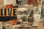 Zerlegte Papiercollage Mit Historischen Texten Und Live Schriftzug | Dadaismus | Stilrichtungen