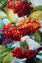 Bunte Beeren Mit Grünen Blättern | Expressionismus | Stilrichtungen