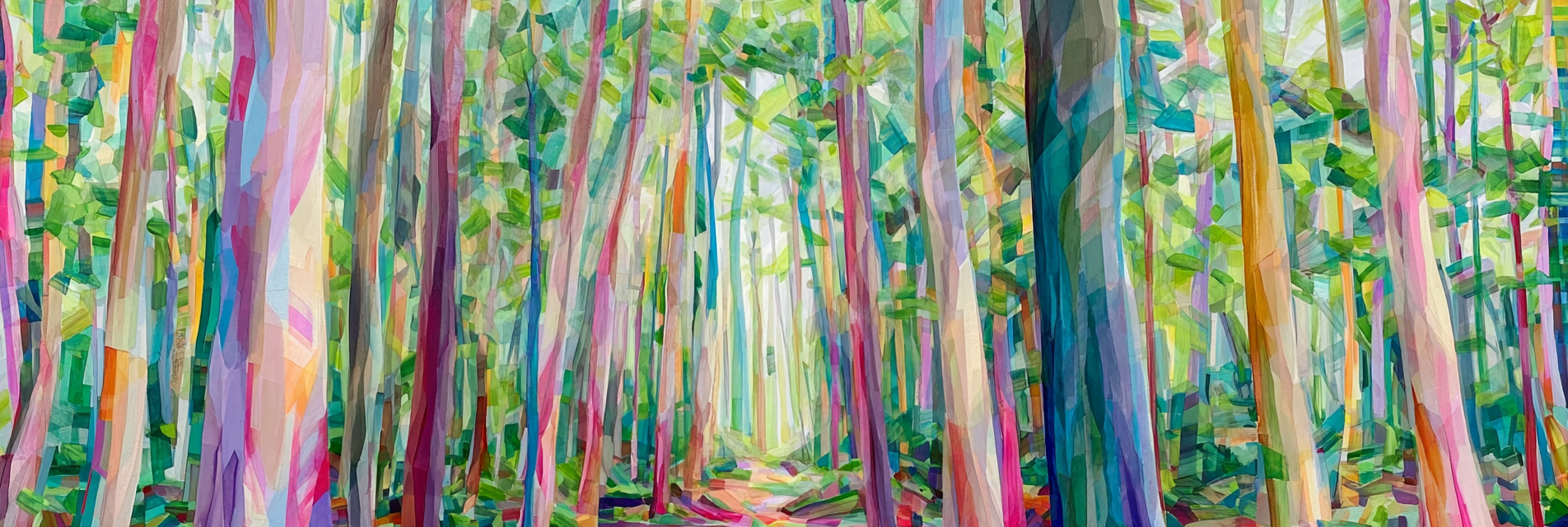 Lebendige Waldlandschaft | Expressionismus | Stilrichtungen