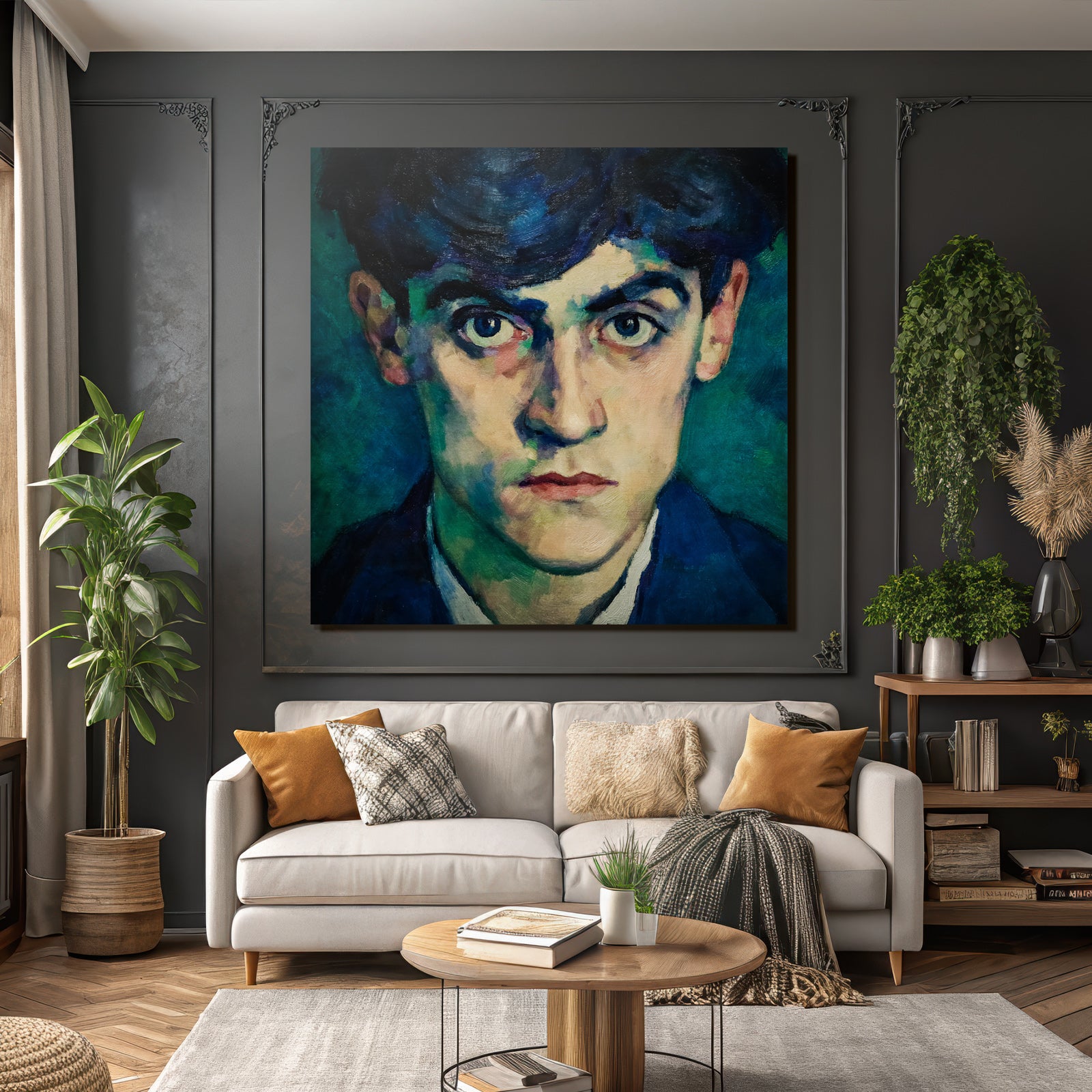 Porträt Expressiver Stil Postimpressionismus