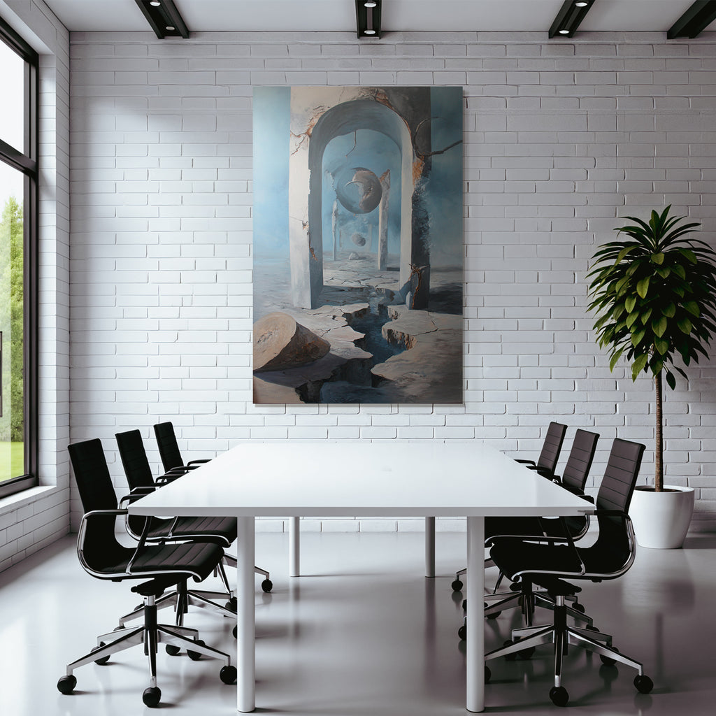 Fantastisch Surreal Surrealistisches Architektonisches Traumbild