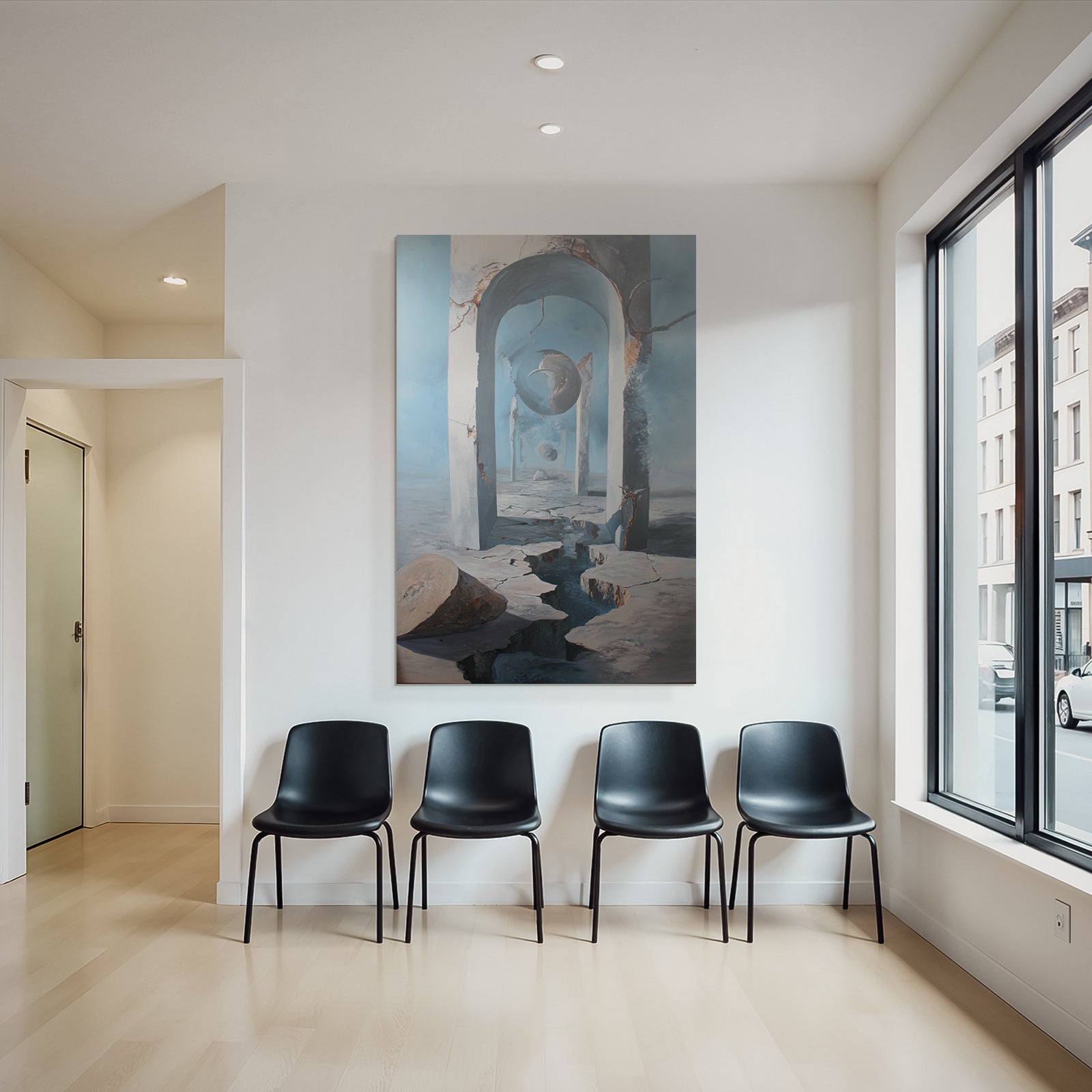 Fantastisch Surreal Surrealistisches Architektonisches Traumbild