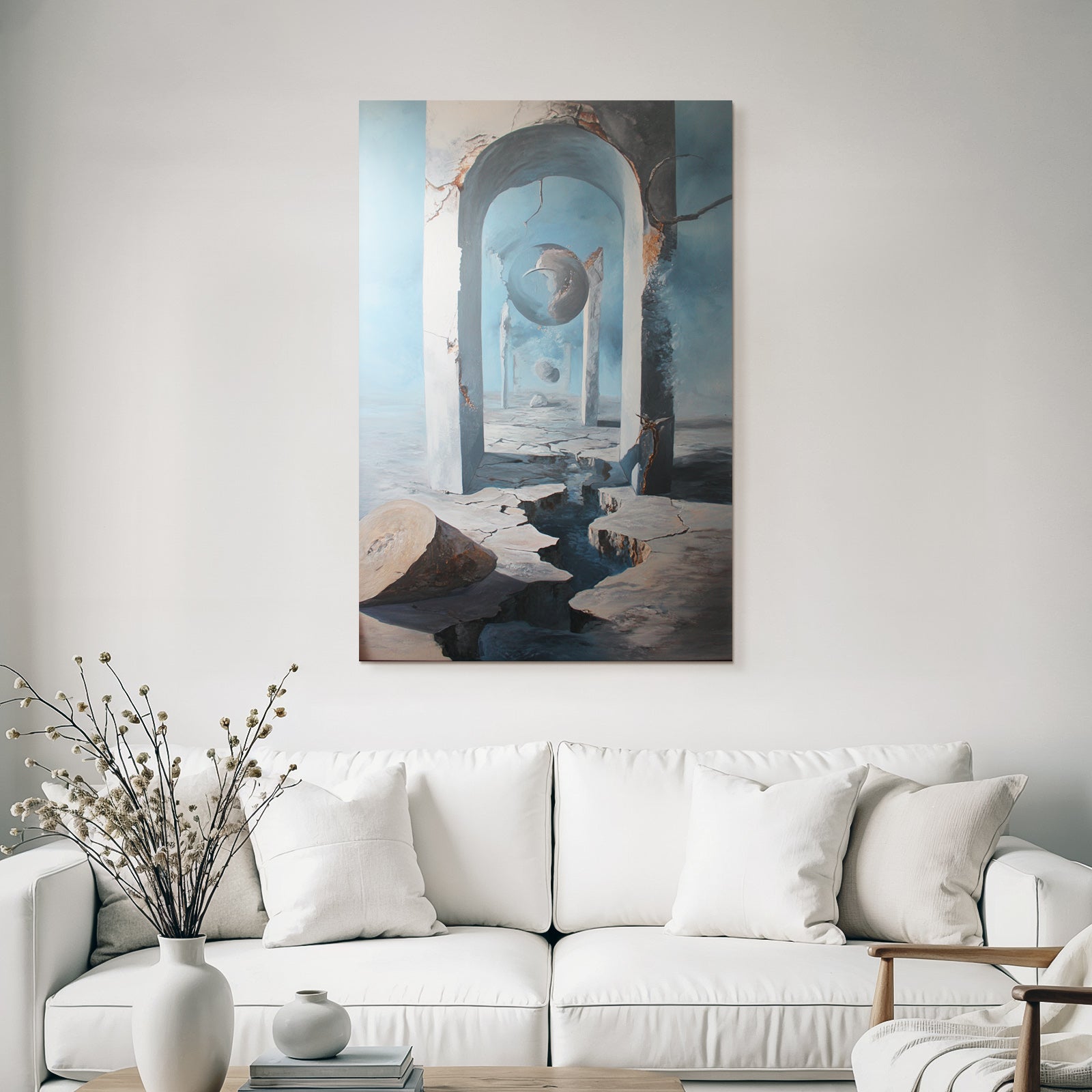 Fantastisch Surreal Surrealistisches Architektonisches Traumbild
