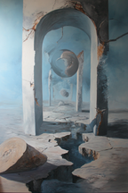 Fantastisch Surreal Surrealistisches Architektonisches Traumbild | Fantastisch und Surreal | Stilrichtungen