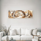 Fantastisch Surreal Felsgrottenlandschaft Im Aquarell Mit Archen Und Baeumen