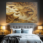 Fantastisch Surreal Surreale Landschaft Schwebende Inseln Traeumerische Stimmung