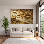 Fantastisch Surreal Surreale Landschaft Schwebende Inseln Traeumerische Stimmung