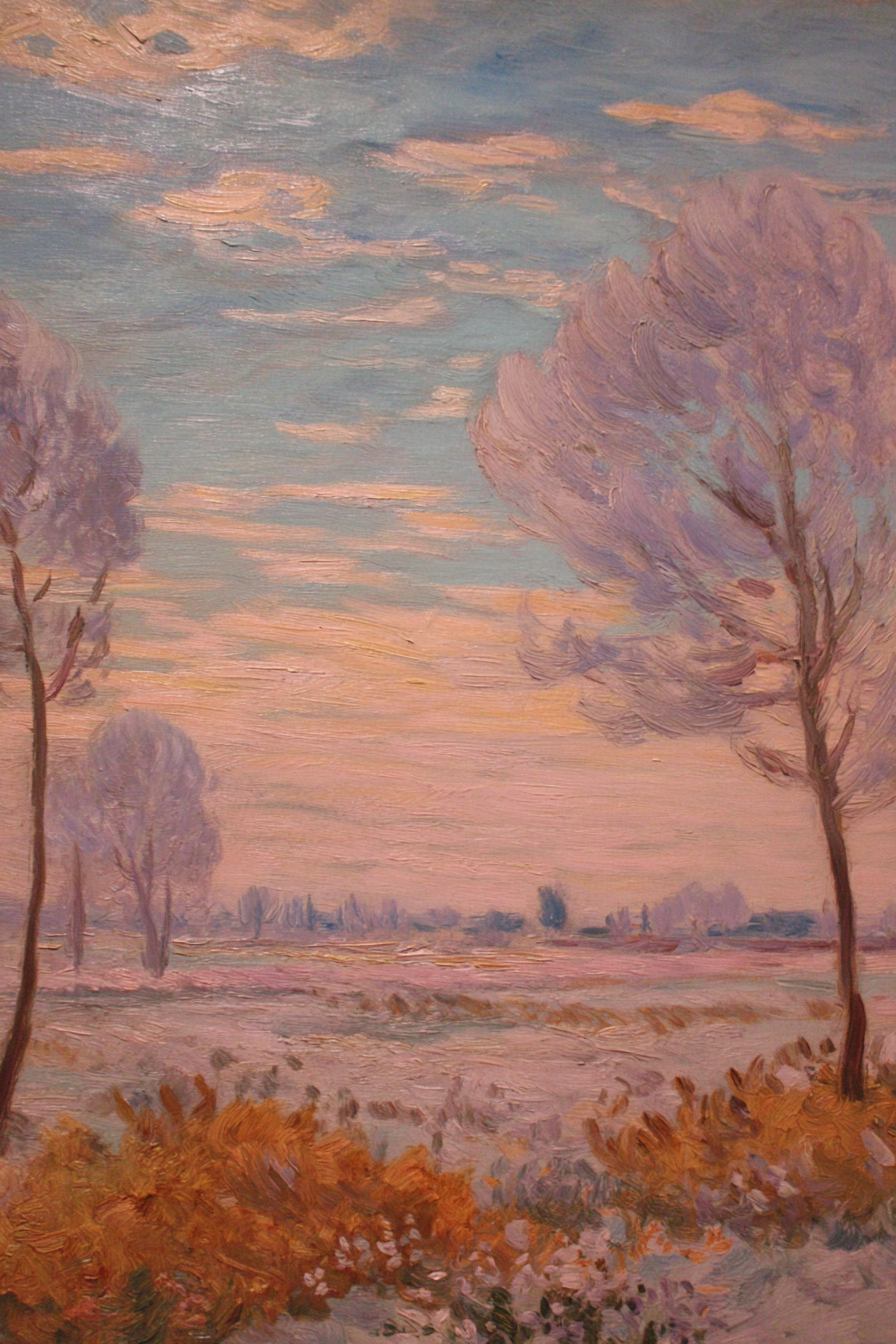Sanfte Impressionistische Landschaft Mit Pastellhimmel | Impressionismus | Stilrichtungen