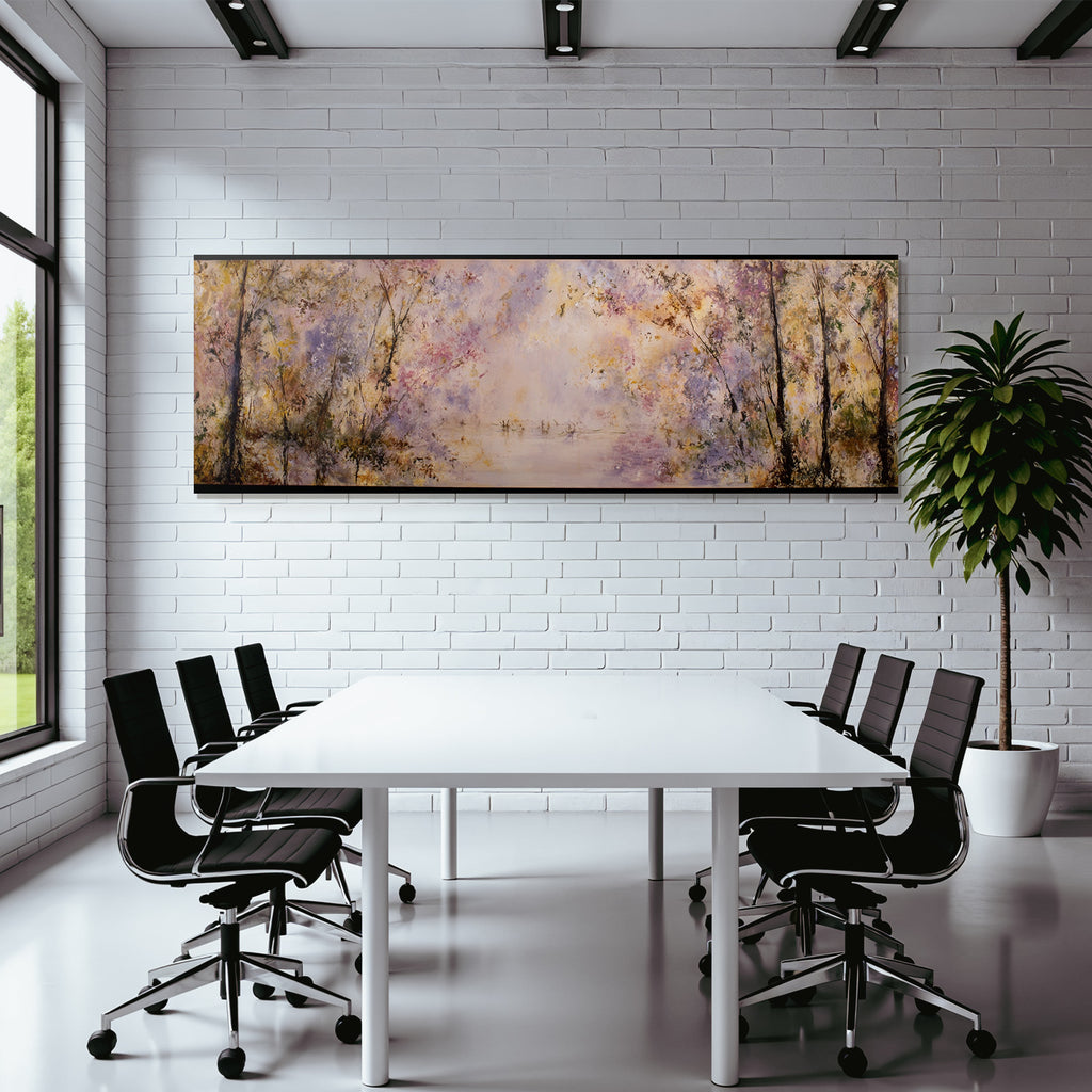 Impressionistische Landschaft Im Dämmerlicht