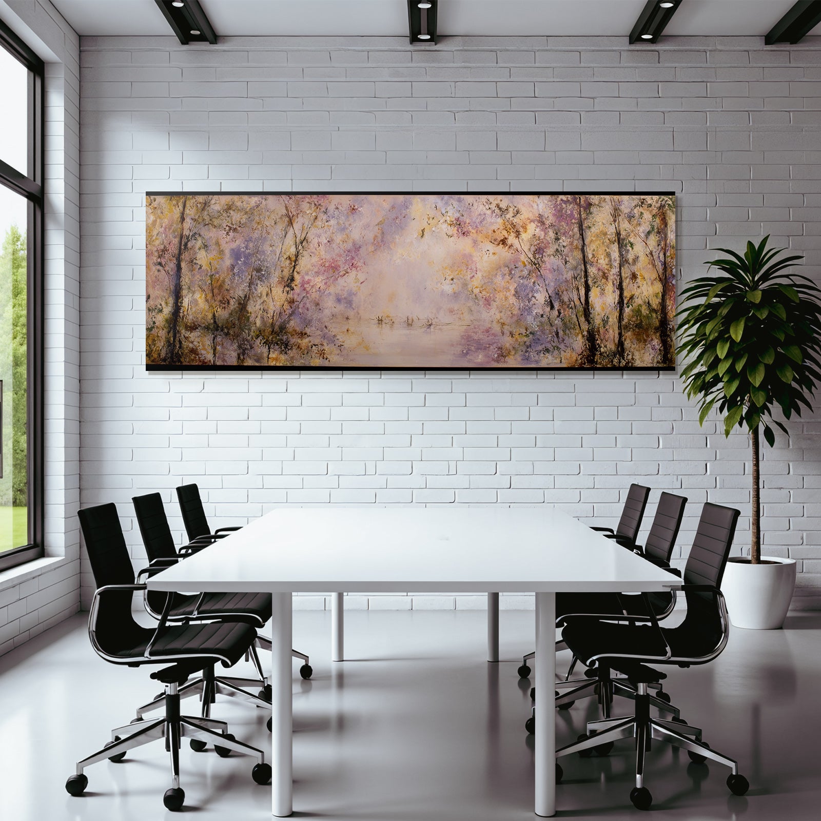 Impressionistische Landschaft Im Dämmerlicht