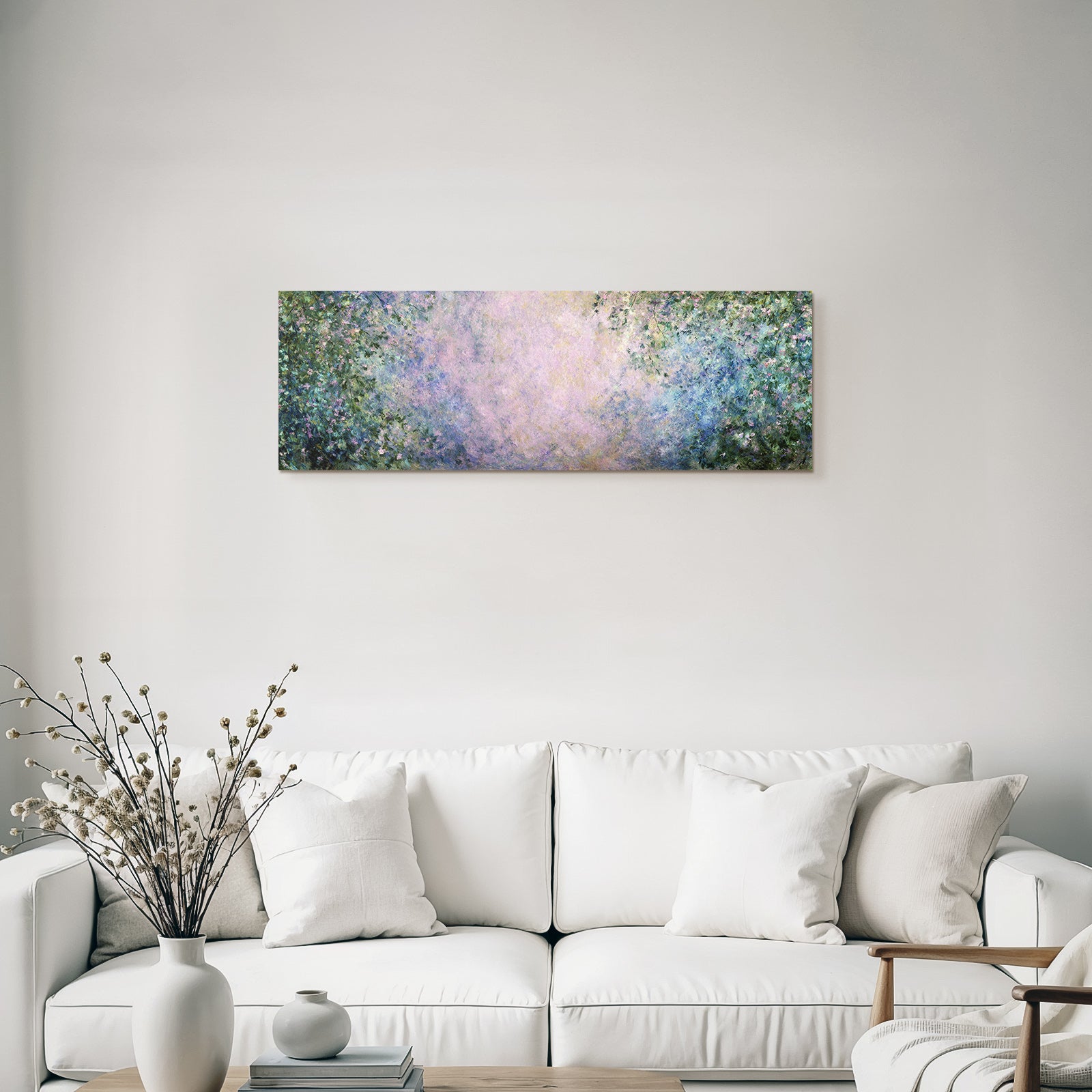 Pastellfarbenes Florales Impressionistisches Gemälde