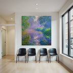 Impressionistische Landschaft Mit Nebel