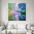 Impressionistische Landschaft Mit Nebel