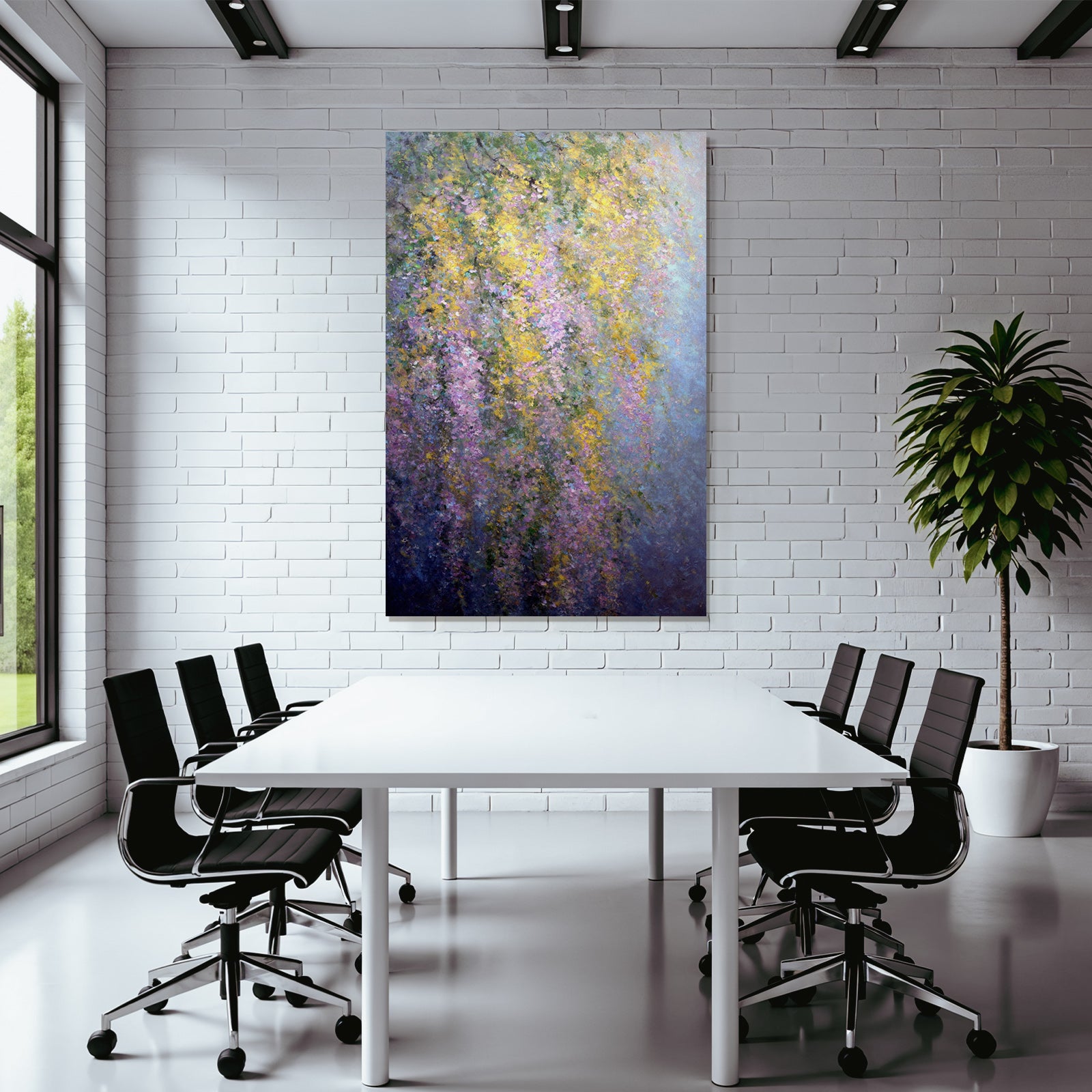 Abstrakte Frühlingsblumen
