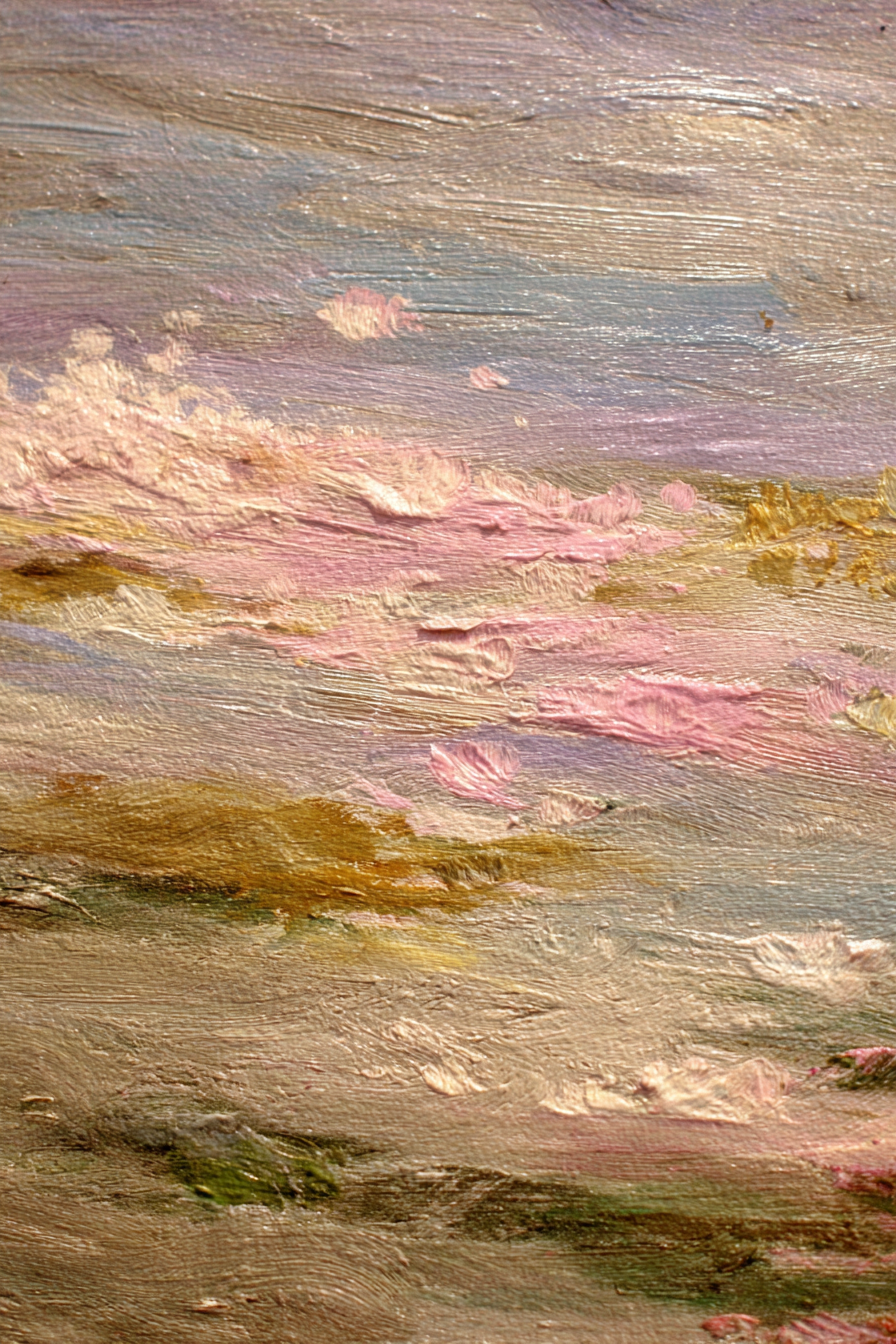 Impressionistische Wolkentextur Am Sonnenuntergang | Jugendstil | Stilrichtungen