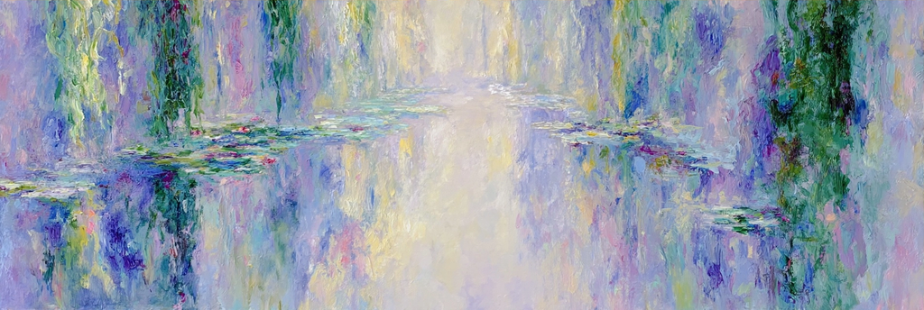 Friedliche Szenerie Mit Seerosen Und Sanften Farben | Jugendstil | Stilrichtungen
