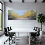 Pastelllandschaft Im Wald