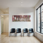 Traumhafte Gotische Innenarchitektur In Rosa Und Gold Mit Rosen Und Lilien