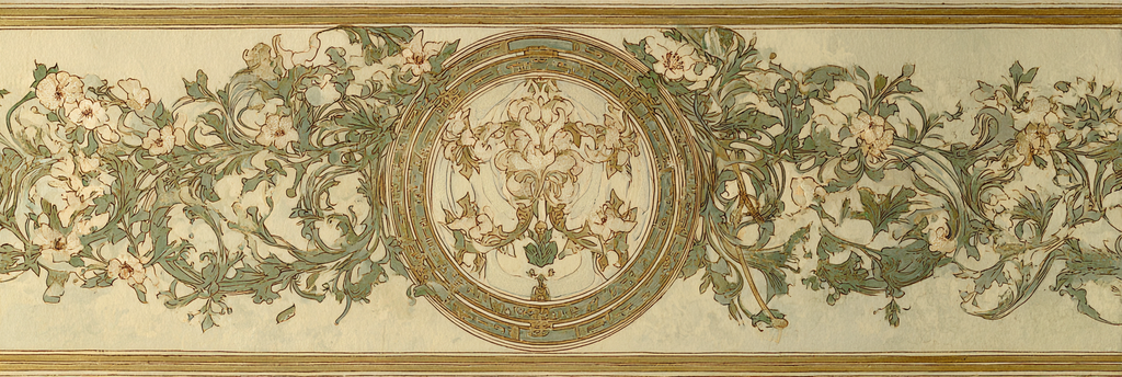 Dekoratives Florales Muster | Jugendstil | Stilrichtungen