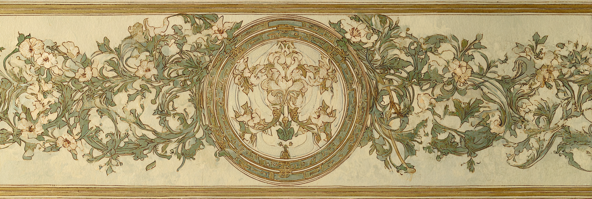 Dekoratives Florales Muster | Jugendstil | Stilrichtungen